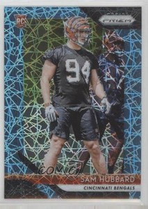 2018 Panini Prizm Rookie Lazer Prizm Sam Hubbard #266 Rookie RC