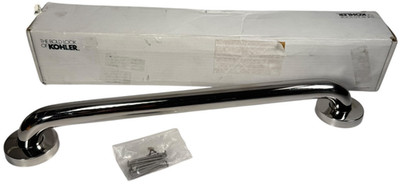 KOHLER Contemporary 18-Inch Grab Bar, Vibrant Polished Nickel ADA  K-14561-SN 
