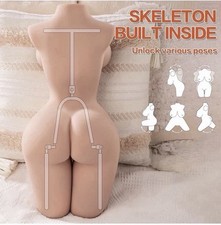 36 LB Realistic Silicone Female Torso Mannequ...