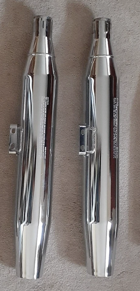 HARLEY DAVIDSON STOCK MUFFLERS  FOR A 2018 & UP HERITAGE SOFTAIL - Image 4 of 4