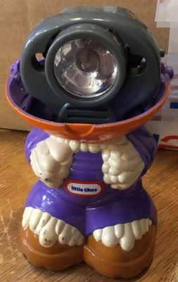 Little Tykes Scream Beams Scarecrow Pumpkin Halloween Flashlight MISSING TOP