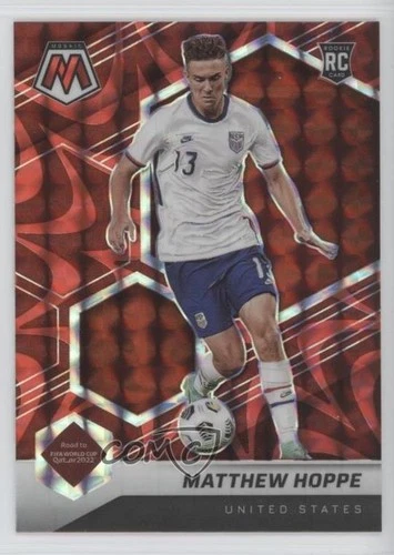 2021 Panini Mosaic FIFA Road to World Cup Reactive Red Prizm Matthew Hoppe 1p48