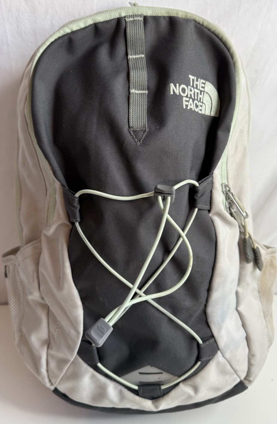 North Face Jester Backpack Adjustable Straps Gree… - image 1