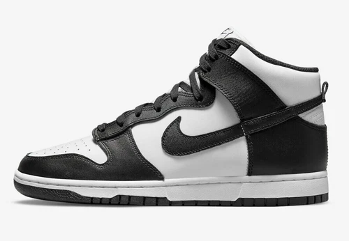 Nike Dunk Hi Retro Black White Panda DD1399-105 Fashion Shoes