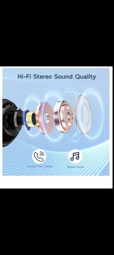Wireless Ear buds Bluetooth Earbuds Wireless Charging Case Waterproof Headpho... - Photo 6 sur 6
