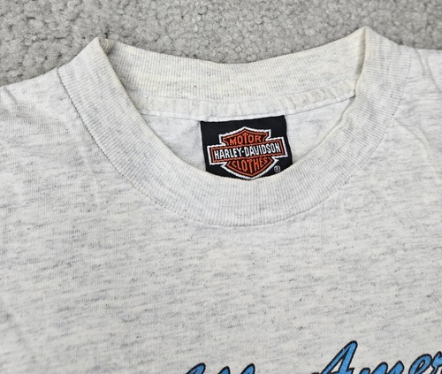 Vintage 90s Harley Davidson Tazmanian T-Shirt All American 1993 Size M READ - Picture 5 of 10