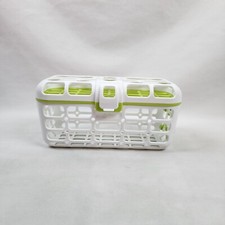 Munchkin Dishwasher Washing Rack Baby Bottle Straws Nipples White Green