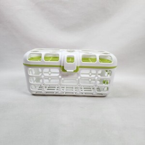 Munchkin Dishwasher Washing Rack Baby Bottle Straws Nipples White Green