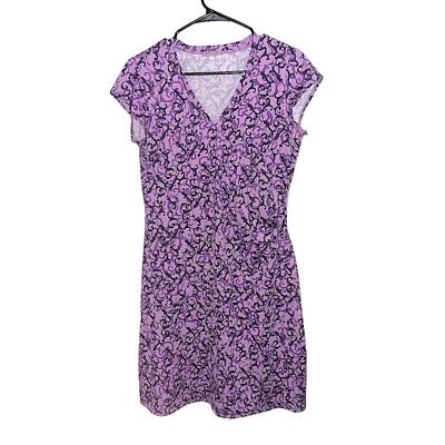 Athleta Purple Print Dress | eBay