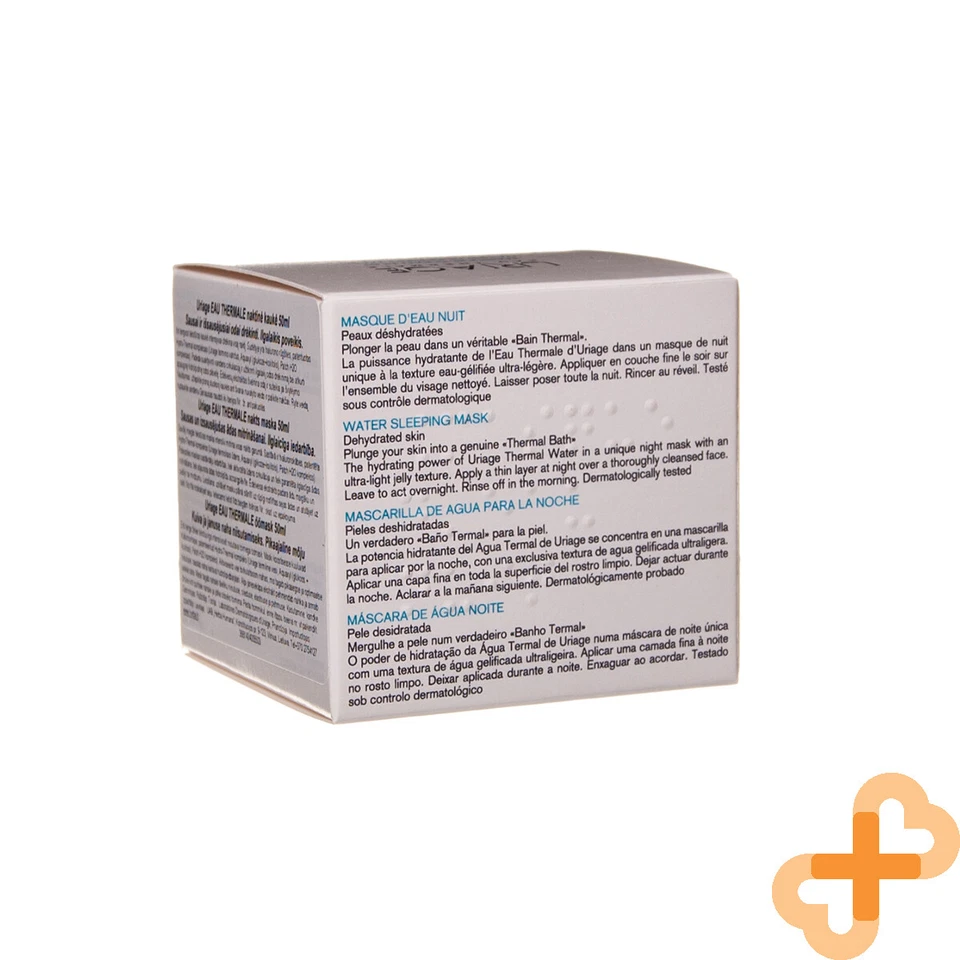 Uriage Eau Thermale Sleeping Night Mask 50ml Dehydrated Dry Skin Moisturizing - Image 4 of 4