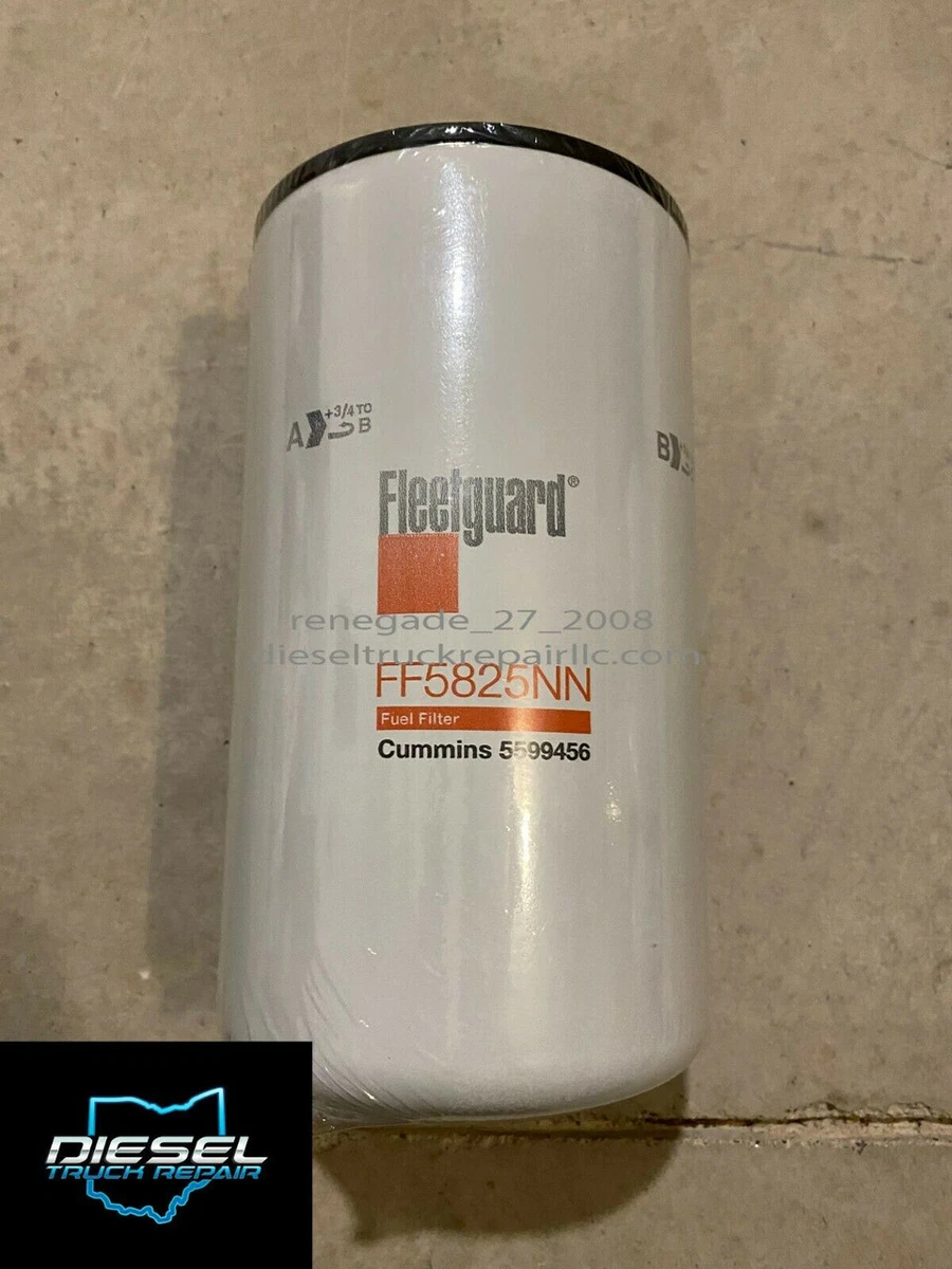 New Genuine Cummins Fleetguard FF5825NN 5599456 Fuel Filter 