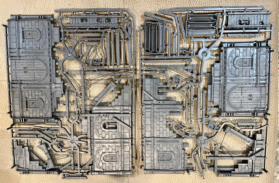 DOS nuevos en Sprue Warcry Domicilio Shells Terrain Warhammer Age of Sigmar Mordheim Foto 3 de 4