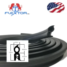Cars Accessories Rubber Seal Steel Edge Trim Soundproofing Weatherstrip (10ft)