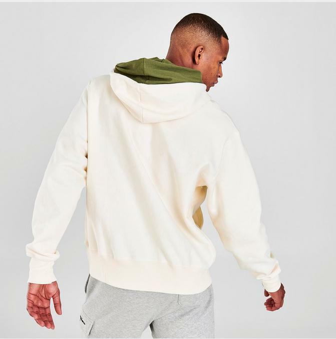 NEW CHAMPION WHEAT OLIVE REVERSE WEAVE DOUBLE LAYER SCRIPT LOGO HOODIE SZ M  | eBay