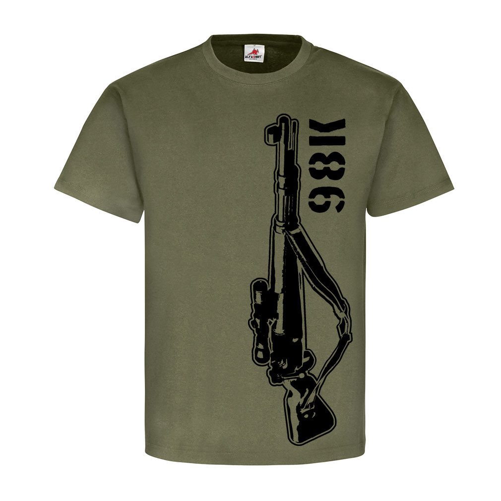KEEN Carabino cecchino 98K fucile cecchino sistema arma modello t shirt #17578