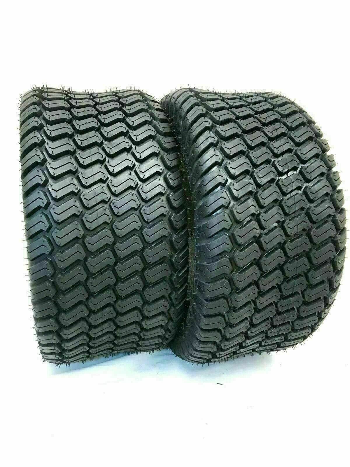 Two 20x10.00x8 Tire Lawn Tractor Riding Mower 20x10-8 20x10x8 Tubeless