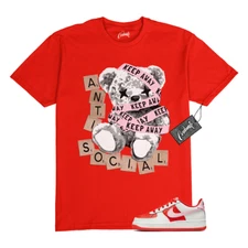 Air Force 1 Valentine's Day Pink Foam Low T Shirt Match ANTI