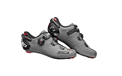 Sidi Wire 2 Carbon Men's Road Cycling Shoes, Matte Grey/Black, M46.5