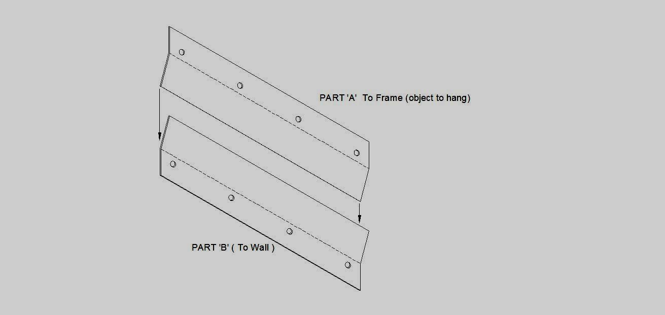 Mirror Hanging Bracket Wall Mirror Hanging Picture Hanging French
