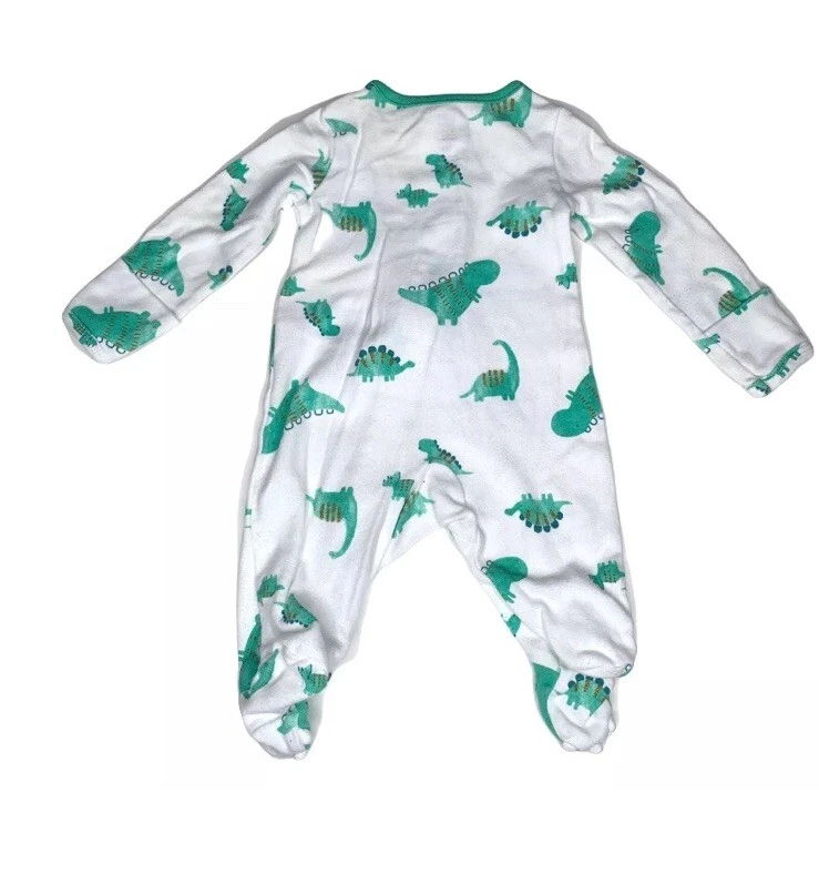 Carter’s Sleeper Bodysuit Lot (2) Newborn NB Infant Sleep Footed Pajamas - Image 3 of 4