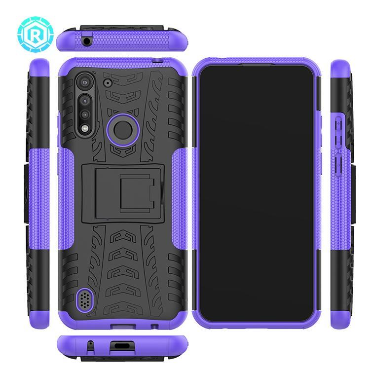 Motorola Moto G30 G20 G10 G22 E32 G50 G Stylus G9 Play Capa Dura &Agrave; Prova De Choque Com Suporte