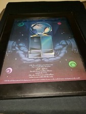Julio Iglesias CBS Records Crystal Globe Rare Original Promo Poster Ad Framed!