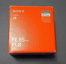 Sony 85mm F/1.8 Medium-Telephoto Fixed Prime Lens SEL85F18