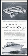 1959 Chris Craft Silver Arrow Constellation etc 5 boat photo vintage print ad