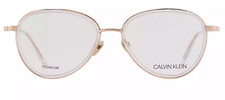 Calvin Klein CK20106 971 Women's Round Rose Gold Optical Eyeglasses