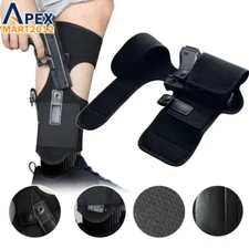 Tactical Gun Pistol Holster Leg Ankle Adjustable Concealed Carry Right Left Hand
