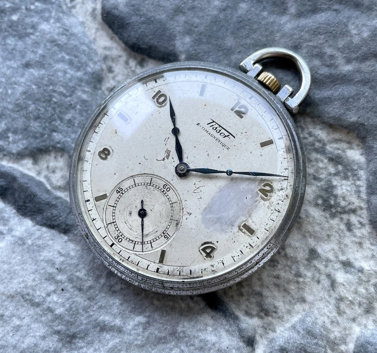 Tissot antimagnetique pocket watch cheap