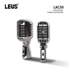 Professional Dynamic Vintage Microphone Classic Retro Style Metal Grill