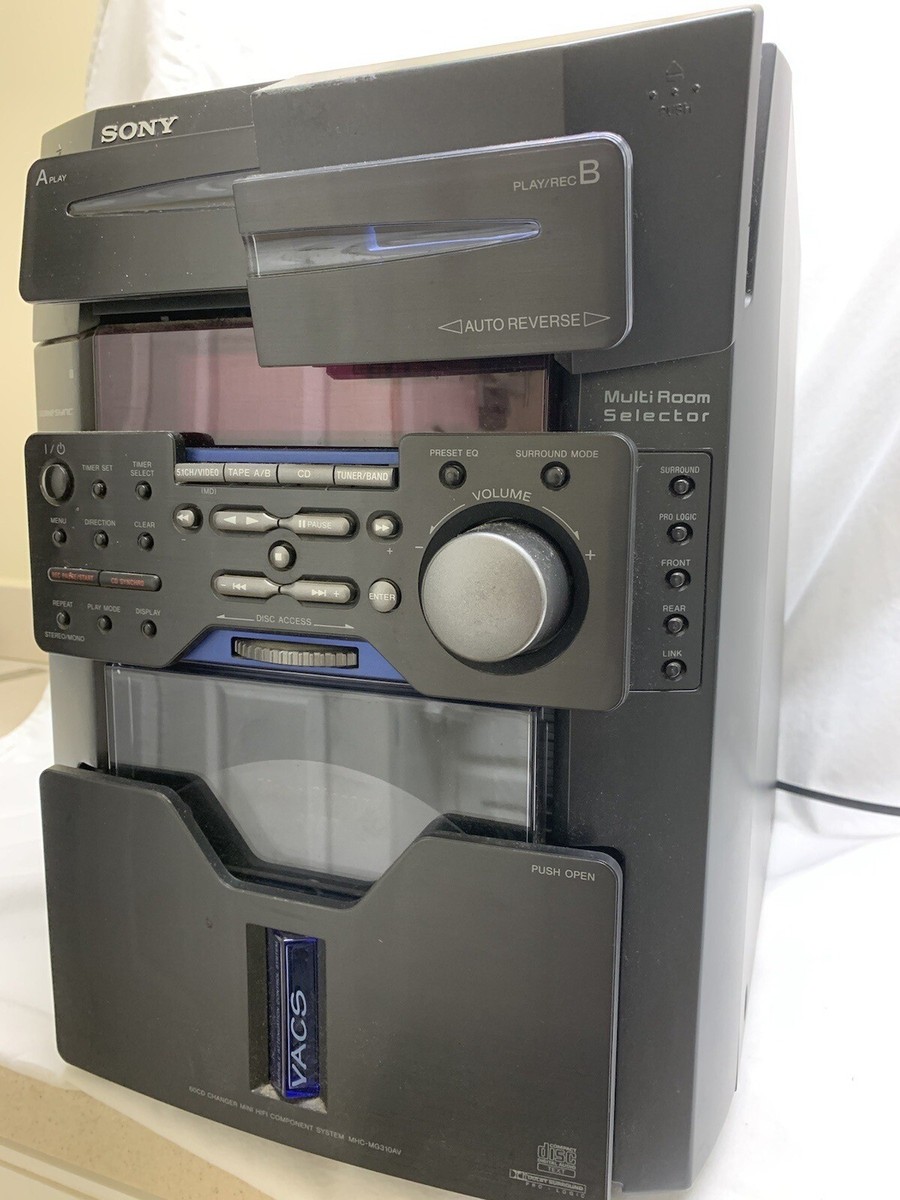 Sony HCD-MG310AV System 60 CD MegaStorage For Parts / Not Working