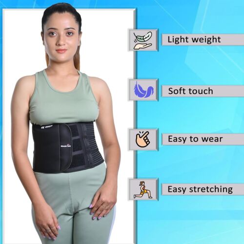 NEW!Double Closure Abdominal Hernia Binder Support Abdominal Belt after delivery - Picture 5 of 6