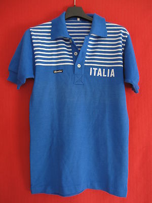 Maillot Cycliste Vintage Santini Taille M - Fabriqué En Italie, Occasion
