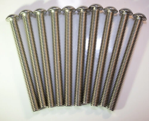 5/16-18 x 3-1/2" Stainless Steel Button Head Bolts Allen Socket Qty 5
