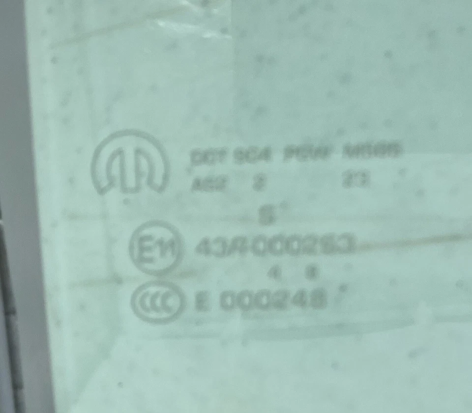 Grand Caravan Chrysler Town & Country 2011 pasajero puerta delantera vidrio A094 Foto 3 de 4