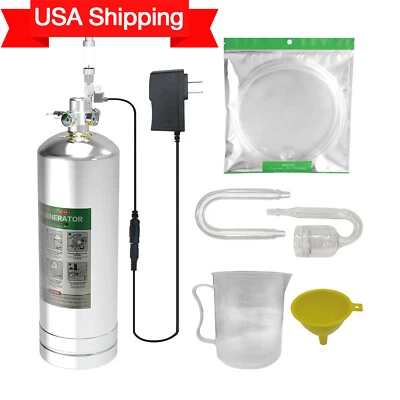 FZONE US Seller Aquarium Co2 Generator Kits All In One with Solenoid Bubble Counter