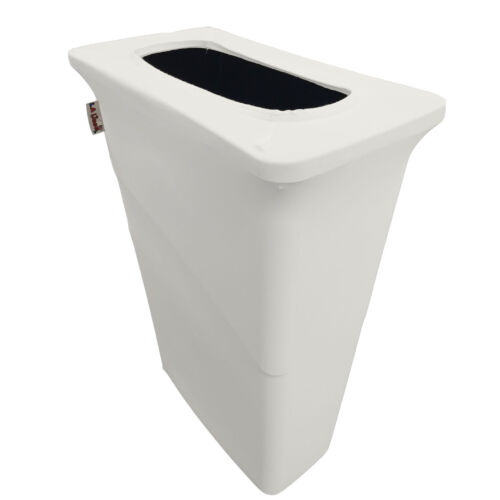 LA Linen Stretch Spandex Trash Can cover for Slim Jim 23-Gallon. Made in USA - Picture 22 of 23