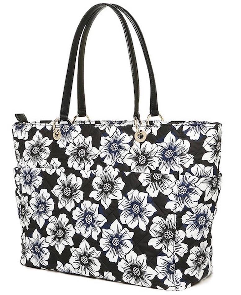 Kate Spade Emerson Place Nylon Pauline Quilted Baby Tote Bag BLK W/pad