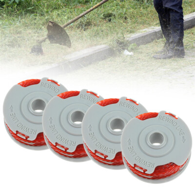 4-Pack Trimmer Spool & Line For Flymo Power Trim 500, 500XT & Other Flymo Models