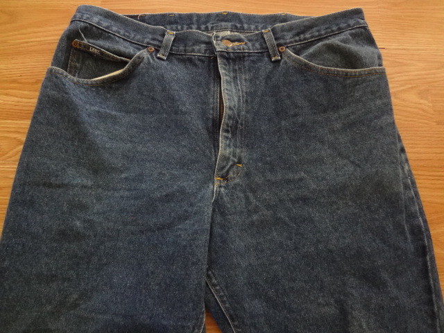 Vintage LEE Men's Made in USA 38x32 actual (36x32) Blue | eBay
