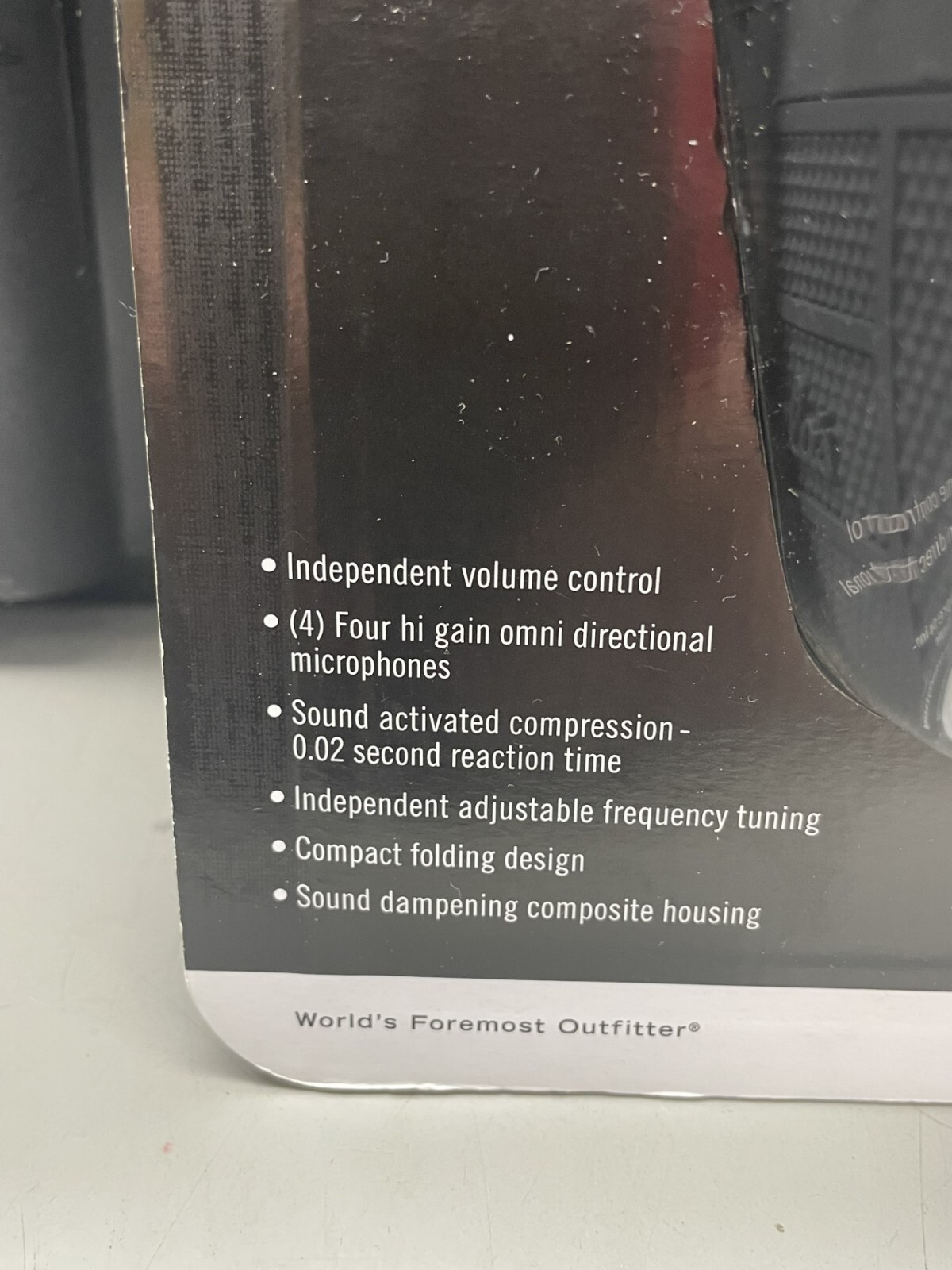 Cabela's Quad Pro Electronic Ear Muffs W 4 Omni Directional Micrphones for sale online eBay