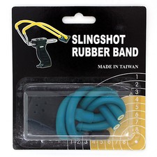 Wizard Slingshot Replacement Rubber Power Bands (Magnum with Leather Pouch)