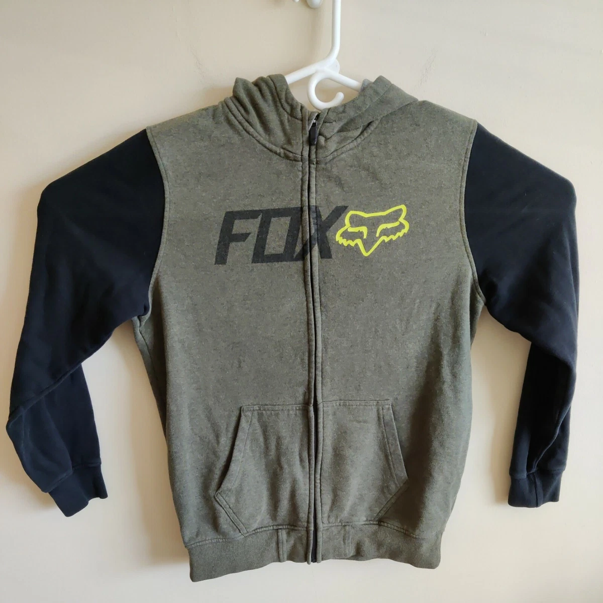 Fox zip sales up hoodie mens