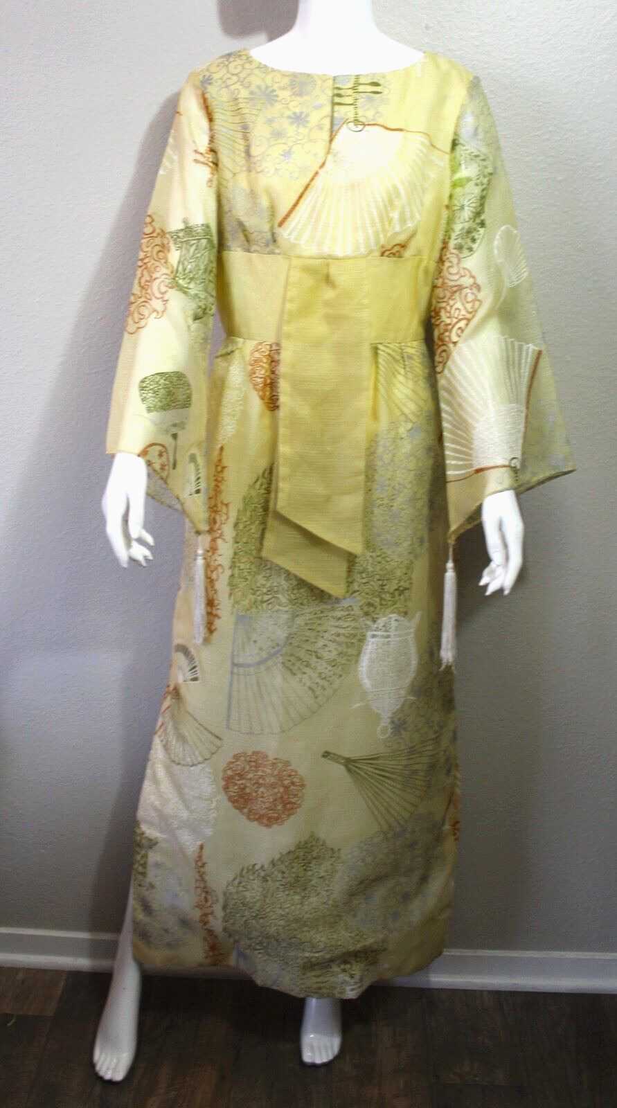 Vintage 1960s Alfred Shaheen Asian Style Kimono M… - image 6