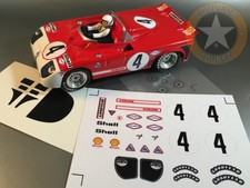 AUFKLEBER FÜR ALFA ROMEO 33 TT3 SCALEXTRIC 1/32 REF DCS030 - NO DECAL IDEAL SLOT