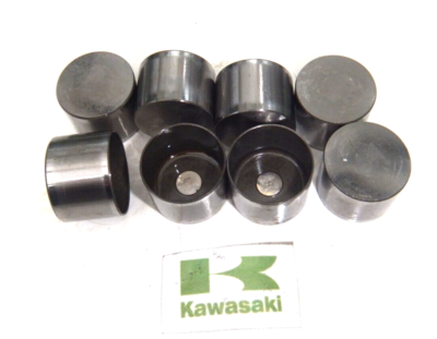 スティールセット KAWASAKI ZX6R ZX-6R INTAKE VALVE BUCKETS LIFTERS TAPPETS SET 1998