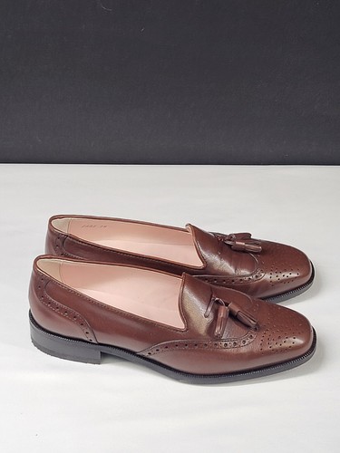 Andrea Chenier Brown Tassel Loafers Comfort Shoes Women's EU 38 Boxed - Picture 4 of 10
