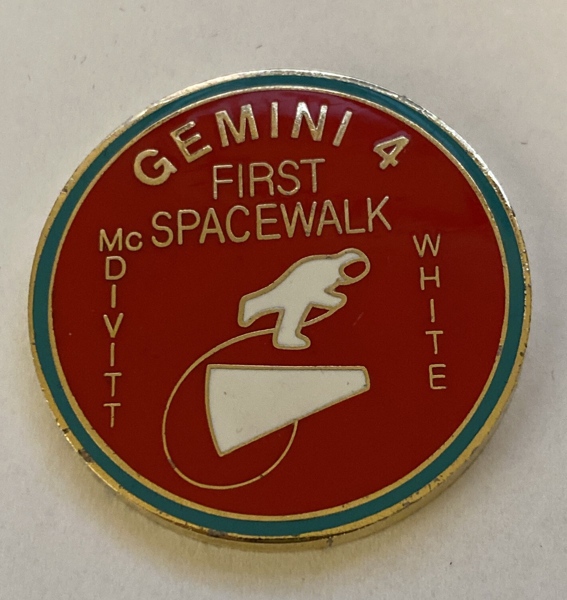 Gemini IV First US Walk in Space メダル Gemini IV Silver Medal